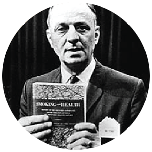 Surgeon General Terry showcases tobacco report.